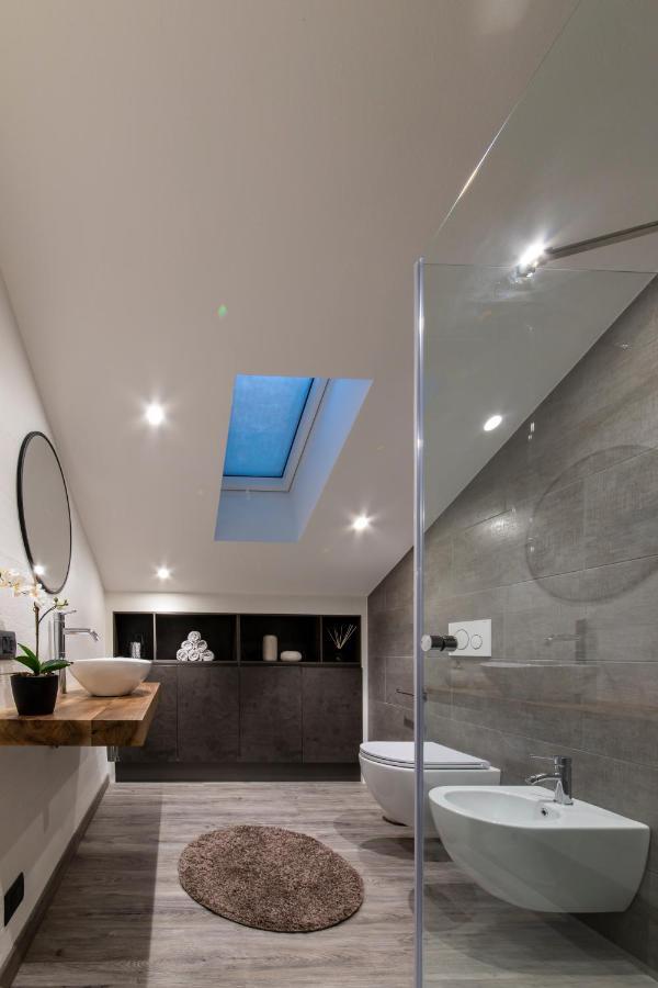 Panoramic Penthouse In The Historical Center Apartment Domodossola Bagian luar foto